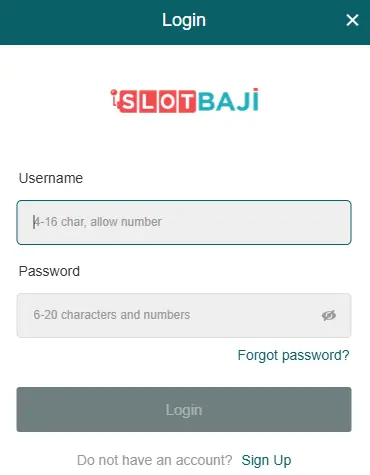 Slot Baji Login